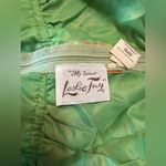 Vintage Leslie Fay Green and Orange Sleeveless Sundress Photo 5