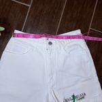 Guess white denim beach resort cuffed shorts sz 27 Photo 5
