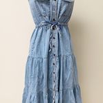 Queensdressing Denim dress Medium Blue Photo 0