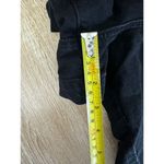 American Eagle Paperbag Tie Waist Black Jean Shorts High Rise Casual size 6 Photo 5