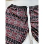 secret treasures  Women's Red Velour Holiday Print PJ's Joggers Size 3X (22-24W) Photo 5