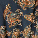 Ella Moss  100% Rayon Paisley Racerback Lined Lightweight Tank Top Blouse Size S Photo 2