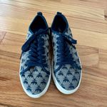 Brooks Brothers  Canvas Gray Navy Logo Sheep Low Top Lace Up Sneakers Photo 6