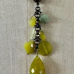 Erica Zap Designs Natural Stone Pendant Necklace – Chalcedony, Aquamarine, Amazo Yellow Photo 5