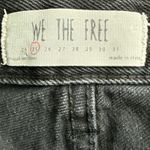 Free People Vintage Mid Rise Flare Jeans Ash Black Size 25 Photo 10