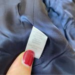 Marissa Webb | Plaid Waist Length Button Front Boy Blazer in Gray/Blue Sz Small Gray Photo 14