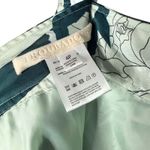 Anthropologie  Troubadour Waterlily Floral Striped Circle Skirt 4P Green Workwear Photo 3