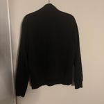 Michael Kors Black Quarter Zip Long Sleeve Pullover Sweater Photo 6