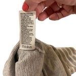 James Perse  Standard Striped Crewneck Sweatshirt Gray Size 2(M) Coastal Classic Photo 5