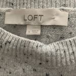 Loft Speckled Cotton Blend Penguin Knit Sweater S Photo 5