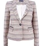 Tommy Hilfiger tweed striped linen blend blazer Photo 0