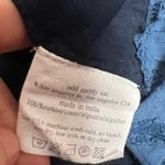 Odd Molly  Anthropologie embroidered eyelet top blue Sz L Photo 5