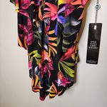 Magicsuit Oasis Rita Tankini Top Tropical Floral Ruffle Swim Size 8 Womens NWT Black Photo 2
