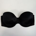 Victoria's Secret Victoria Secret 32DD Biofit Strapless Bra Underwire Satin Lined Cup Black Photo 1