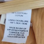 Marc Jacobs Mustard Ruffled Silk Blouse Size 4 Photo 4