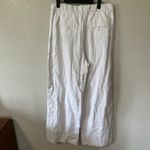 Abercrombie & Fitch NEW  Linen Wide Leg Trouser Pants High Rise White Size 31 Photo 2