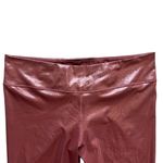 Nike Womens  One Icon Clash Mid Rise 7/8 Rose Gold Shimmer Pink Clay Leggings XXL Photo 4