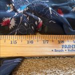 Free People  Bonnie Midnight Butterfly Chiffon Midi Dress Cottagecore Size 4 Photo 11