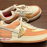 Nike  Air Force Shadow Sisterhood Size 9 Cashmere Orange Chalk Shoes Photo 0