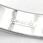 Coach Signature C Logo Silver Tone Bangle Bracelet NWT Photo 2