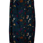 You B You Vintage Midi Skirt Western Horse Rodeo Country Plaid Womens Medium Green Photo 0