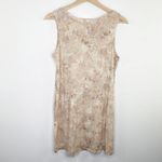 LOGO By Lori Goldstein LOGO Lori Goldstein Cream Floral Print Tunic Tank Top Women's Size Medium M Photo 6