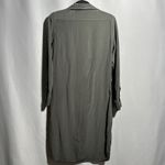 Ralph Lauren Polo Mulberry Silk Shirt Dress 4 Midi Button Up Long Sleeve NO BELT Photo 1