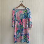 Lilly Pulitzer UPF 50+ Sophie Dress in Peony for Your Thoughts Size M Photo 4