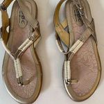 B.O.C. Cersei Gold Pewter Metallic Sandals Size 7 Photo 0