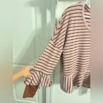 Free People FINAL PRICE We The Free Thermal Ruffled Top Photo 5