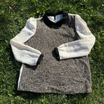 Tweed Collared Blouse Brown Photo 0