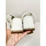 Bandolino  Ankle Strap Sandals Womens Size 7.5 Light Gray Open Toe‎ Block Heel Photo 4