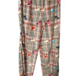 Cuddl Duds  Women's S Dog Print Christmas Pajama Set Gray Plaid Cozy Gift New Photo 4