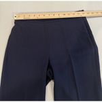 Theory  Laleenka Flare Crepe Dress Pants Women 2 Navy Workwear Academia Old Money Photo 7