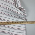 Eileen Fisher Organic Linen Tunic Top XL Striped Poncho Kaftan Beach Coastalcore Photo 6