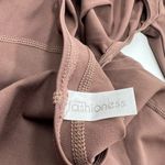 Fitness Fashioness Backless Long Sleeve Short Romper Brown Photo 3