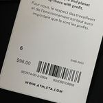 Athleta Stellar Tights Pants Size 6 Black NEW Career Athleisure Casual Work Photo 7