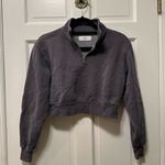 TNA Cropped‎ Quarter Zip Gray Size XS Photo 0