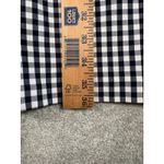 J. McLaughlin Dress Womens 4 Navy White Gingham Joselyn Ruffle Sleeve Shift Photo 3