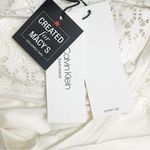 Calvin Klein NWT  Swim Cover-Up Dress Size S/M Milk White Crochet Trim Beachwear Photo 11