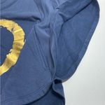 Romeo + Juliet Couture  V Neck OverSized Open Arm Sweatshirt Navy Size Small Photo 3