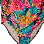 Kona Sol  One-Piece Floral Swimsuit Size: 22W Photo 2