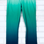 Athleta  Ombre High Waisted Leggings Athletic Workout Yoga‎ Pants Small Green Photo 0