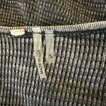 Soft Surroundings Tao Thermal Tunic Top S Small Washed Black Button Pattern Cuff Photo 6