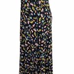 LuLaRoe Casual Black Floral Print Convertible Maxi Skirt Photo 10