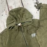 PINK - Victoria's Secret Pink By Victoria’s Secret Green Acid Wash Look Sweat Suit Set Photo 1