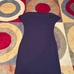 Tomas Maier Navy Blue Studded Boatneck Cap Sleeve Mini Dress Women’s Size 8 Photo 4