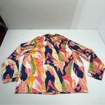 Mary Square Groovy Kind of Love Satin Long Sleeve Pajama Top Womens Size XXL NEW Blue Photo 11
