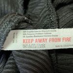 Free People Black Ribbed Scoop Neck Long Bell Sleeve Thong Bodysuit Top Size S Photo 4