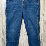 J.Crew Medium Wash Blue Denim High Rise Button Fly Jeans Womens Size 30 Photo 0